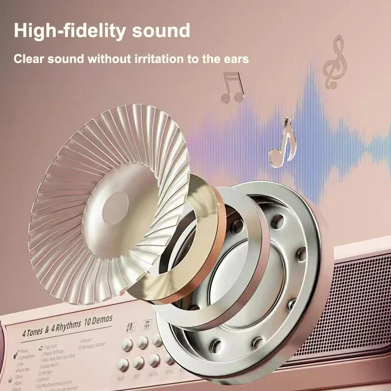 37 Key Electronic Piano Instrument Toy With Microphone Singing Multi-functional Sheet Music Kids Toys Educational Birthday Gifts