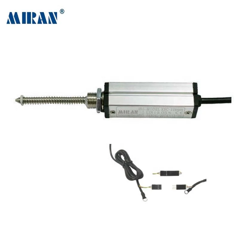 NEWMiran Position Sensors Spring Loaded Type Displacement Transducer KSC 25mm With Analog  Output