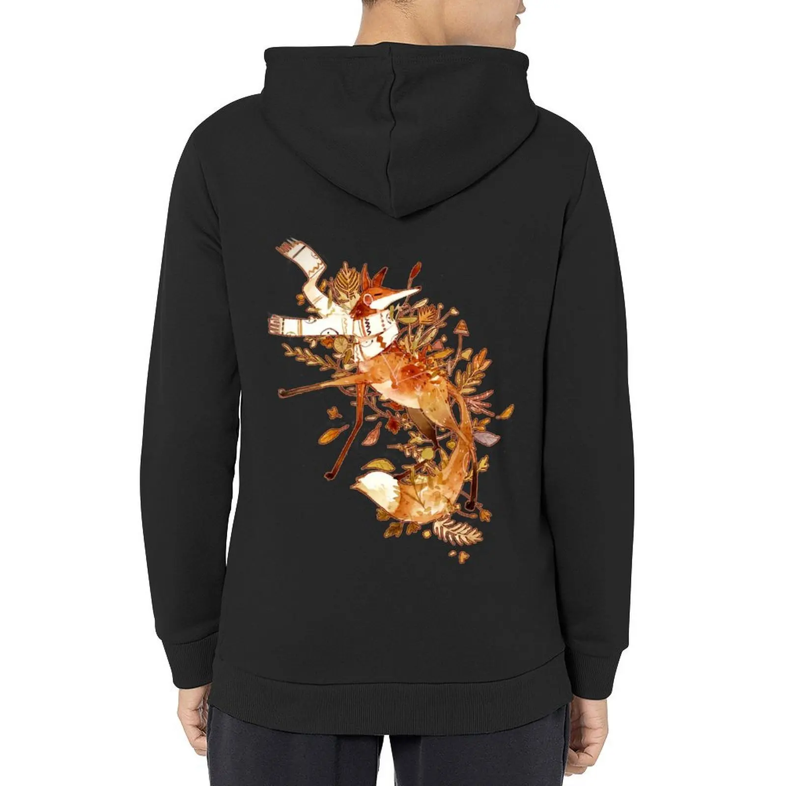 

Autumn fox Hoodie japanese style graphic t shirts men clothes for men mens clothes new hoodies and sweatshirts