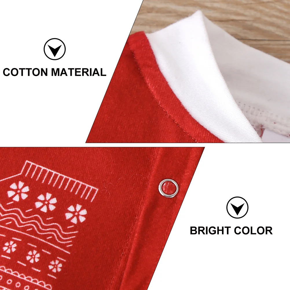 

1Pcs Christmas Baby Jumpsuit Long Sleeve Winter Bodysuit Newborn Costume Cotton Romper Baby Romper Infant Clothing