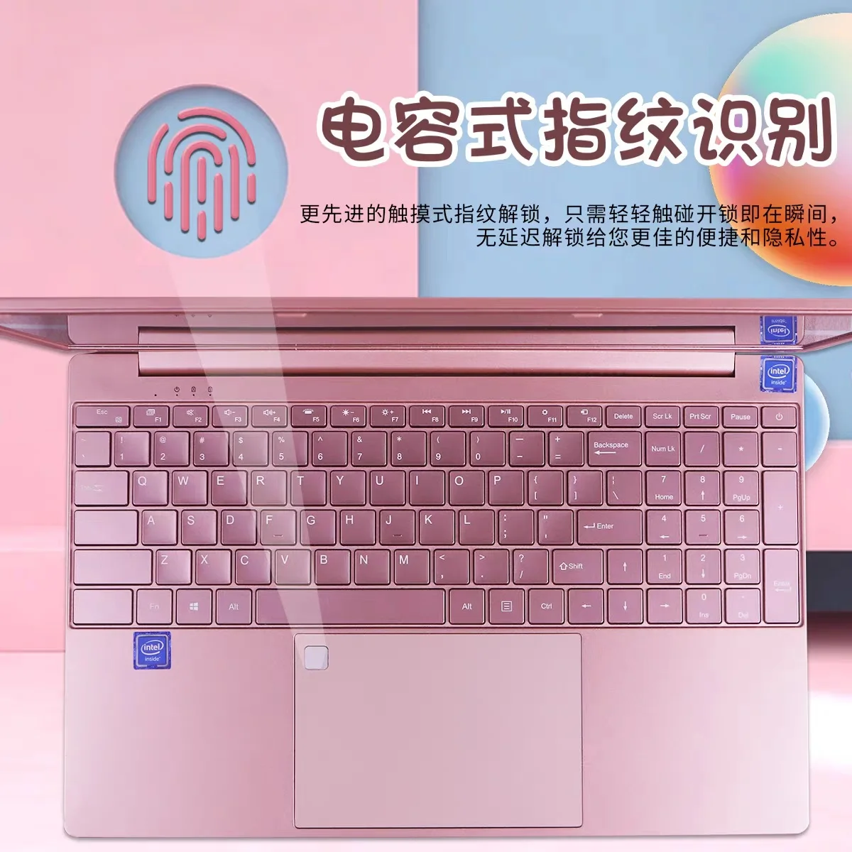 لاب توب وردي 15.6 بوصة كمبيوتر محمولN509516G N5095 مكتب ألعاب #4