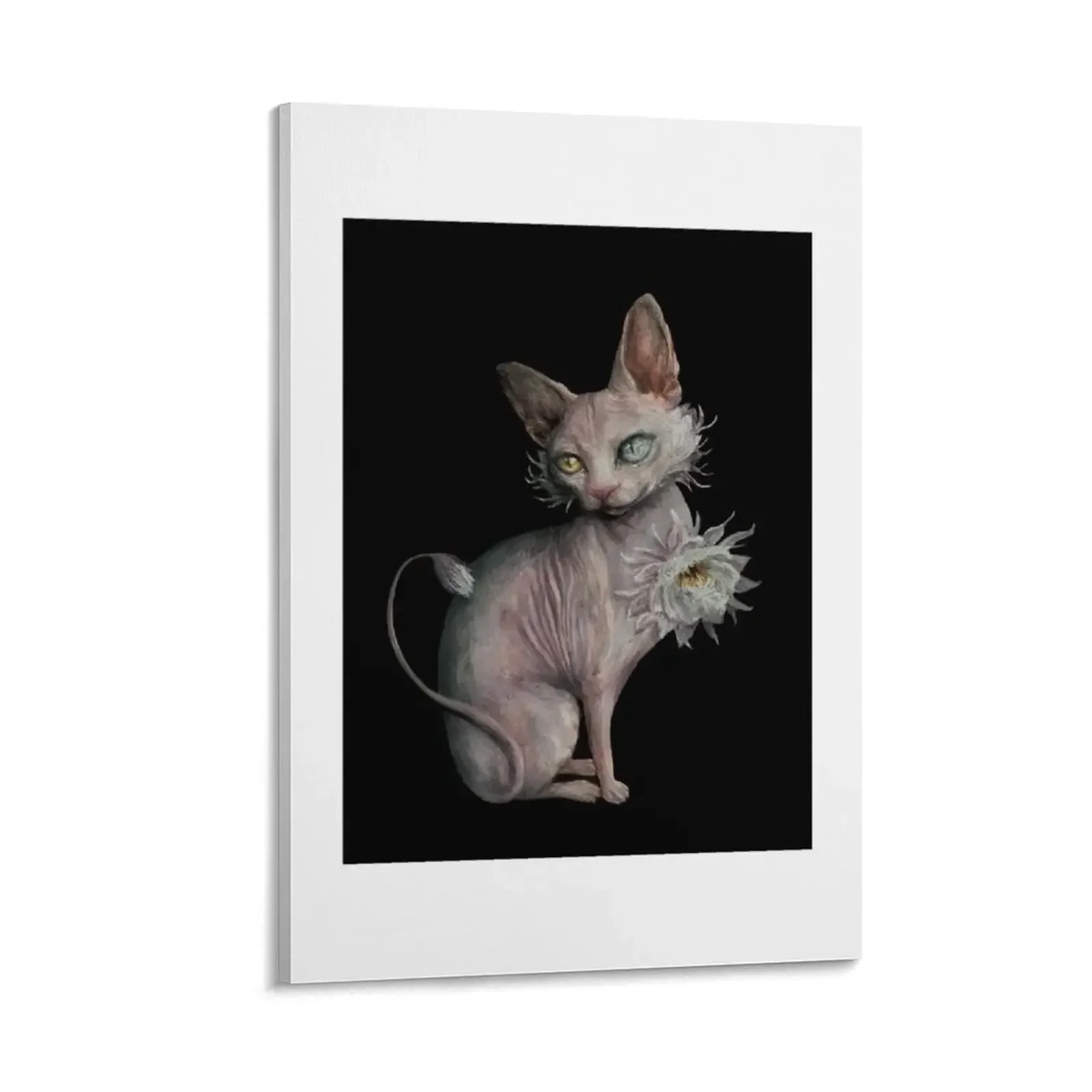 

Orchid Sphynx Canvas Painting Wall decoration poster room decorations for girls wall frame for living room ornaments for home