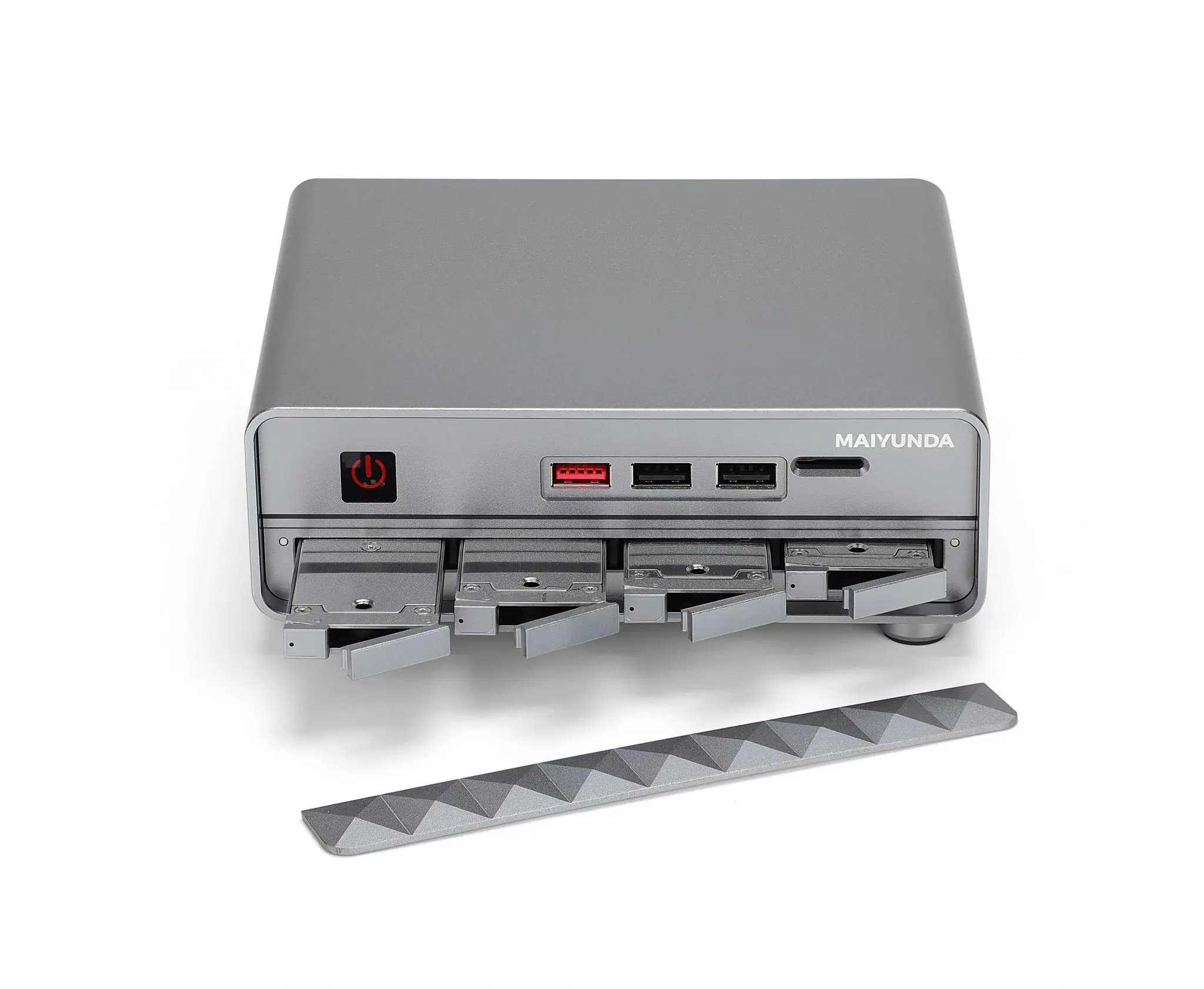 Maiyunda M1 Mini 4 Bay Mini Nas Storage Server M.2 Nvme Pcie 3.0x1 Pc Box Host Soft Router N100 I3-n305 Home Nas Mini Pc