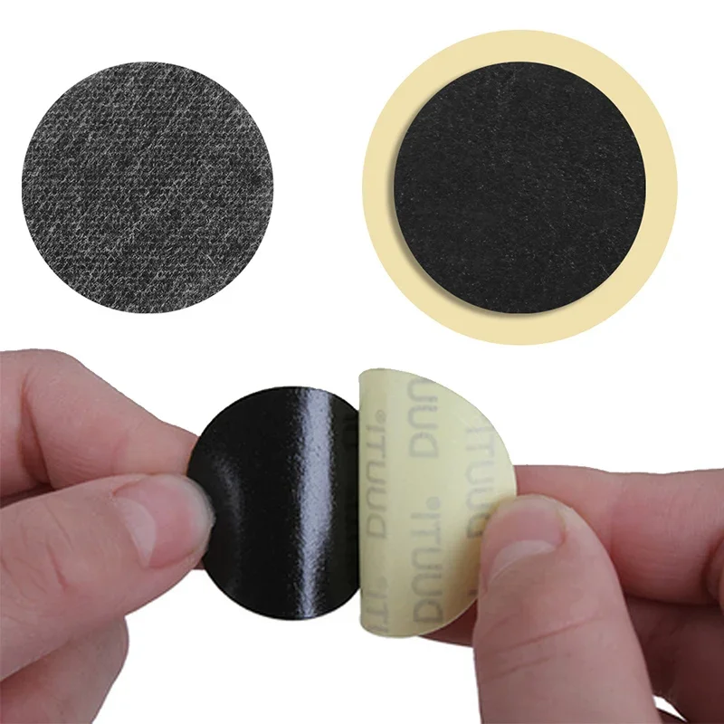 50pcs Bicycle Glue-free Tire Patches Round Square Rubber Quick Repairing Tyre Patch Tool Portable Tire Puncture Repair Patch image 2