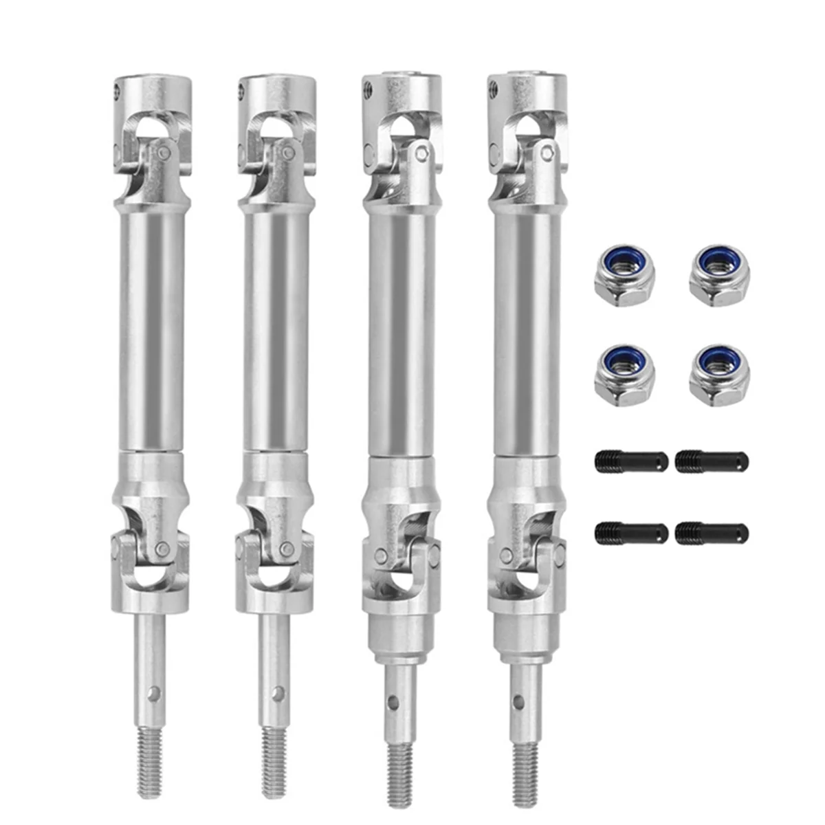 

For Traxxas 1/10 Slash4X4 Stampede Slash2WD Stainless Steel Drive Shaft with Coupler