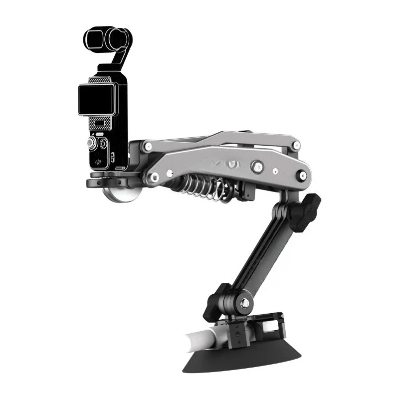 Pocket car shot shock absorber arm car photography, vacuum suction cup bracket