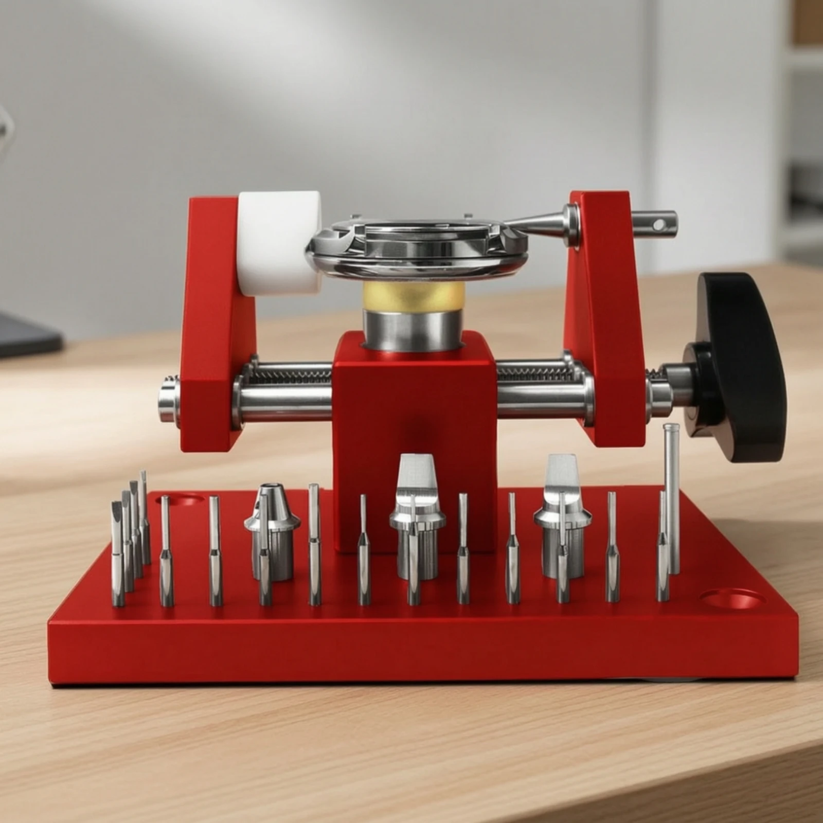 Bench Watch Case Opener Professional Watch Case Opener with Metal Base Precision Standard for Watchmakers, Workbench