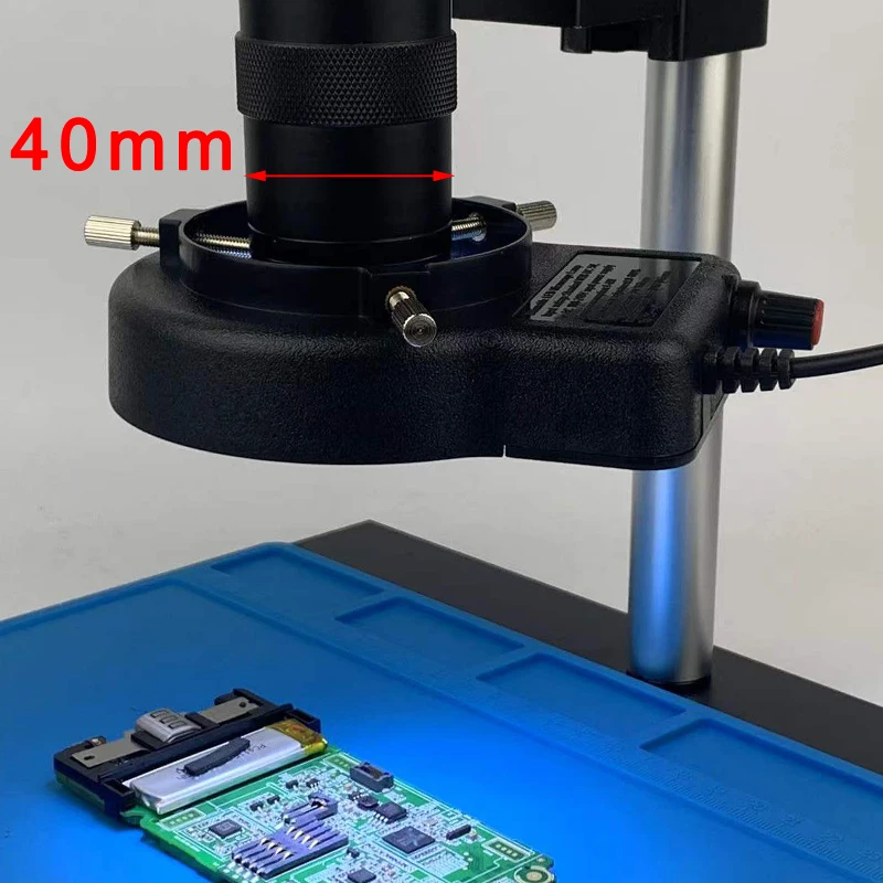 Microscope LED Ring Light Illuminator Lamp Industry Monocular Binocular Trinocular Stereo Video Microscope Lens Camera Magnifier