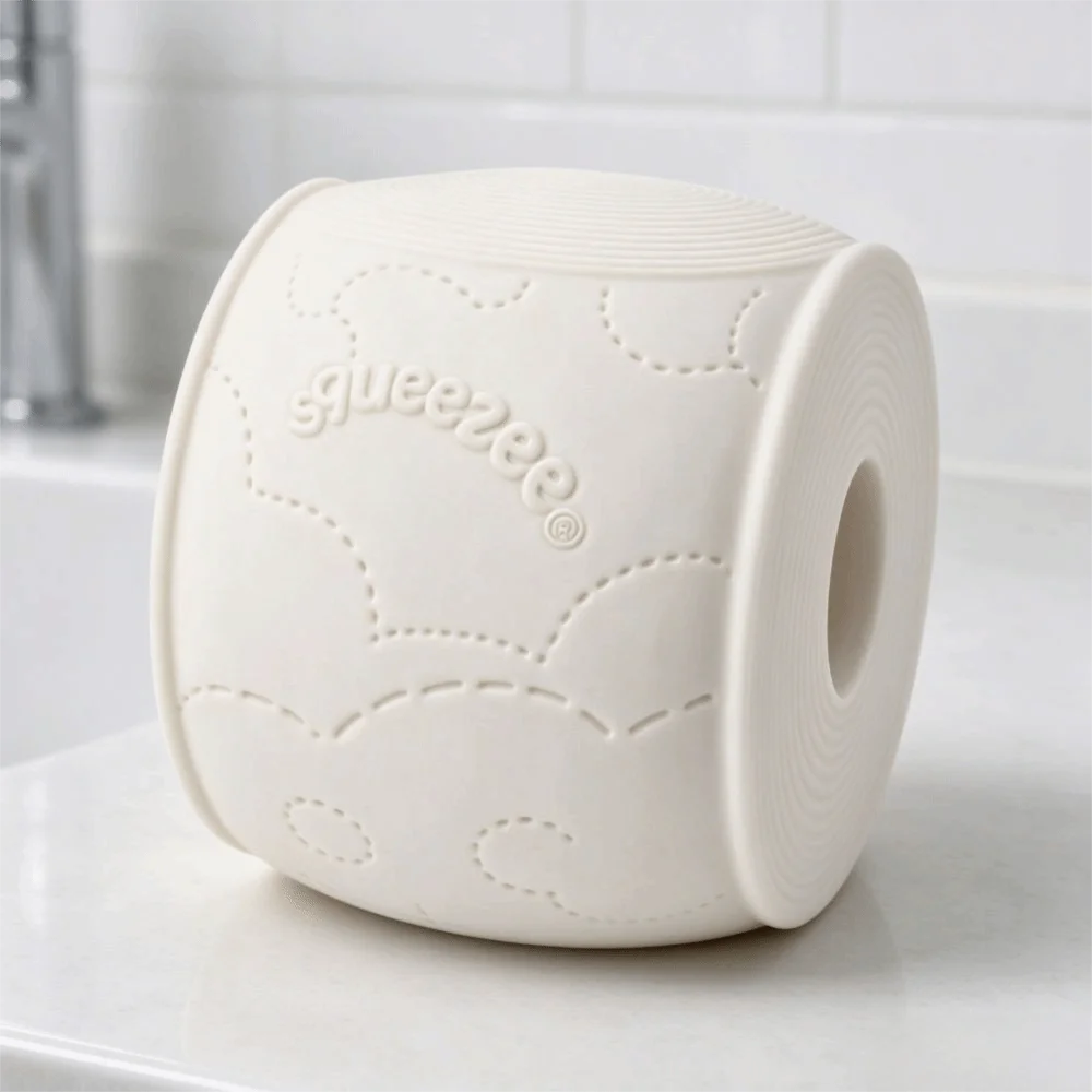 Super Soft Squishy Toy Simulated Design Slow Rebound Reduce Pressure Toy Roll Paper Shape Cloud Texture Design Kneading Toy