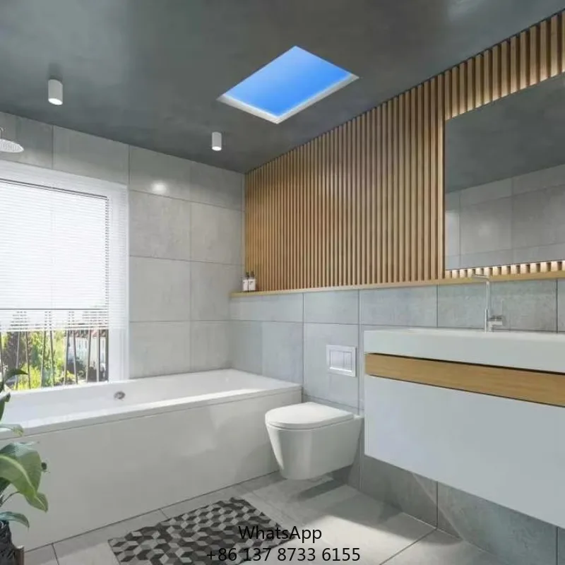60q 120W Skylight Smart Home Wifi Control Artificial Led Natural Daylight Panel Blue Artificial Skylight