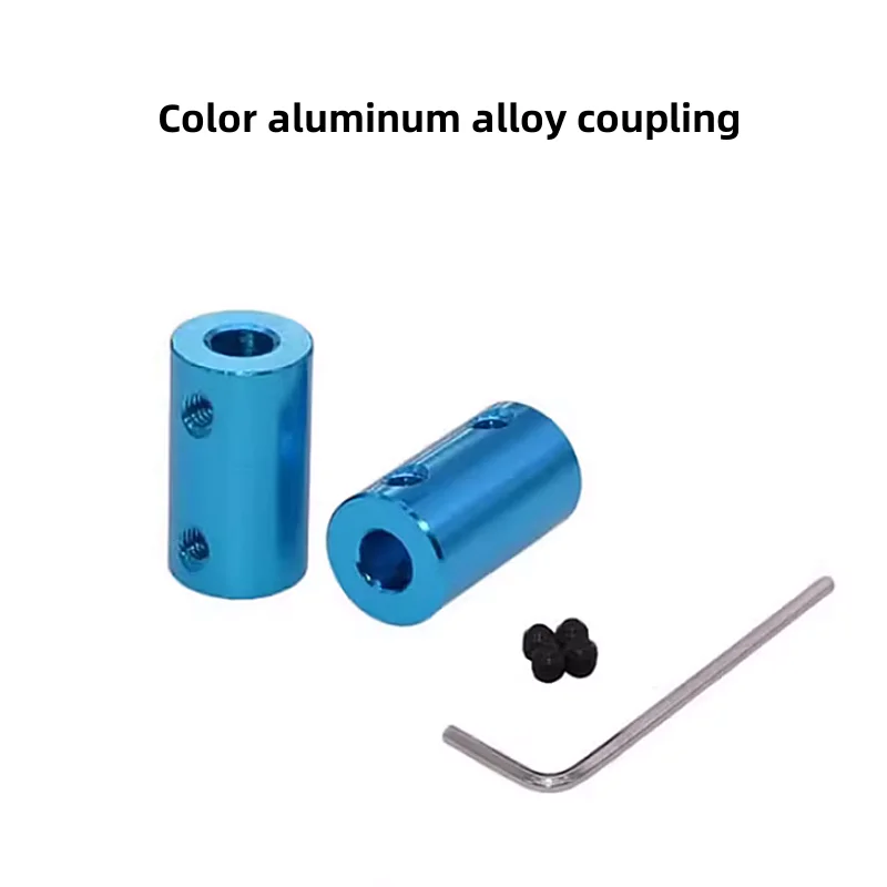 

Color Aluminum Alloy Coupling Motor Shaft And Shaft Converter Connector Accessories 4mm-5mm/4mm-6mm/6mm-8mm/8mm-8mm/8mm-10mm