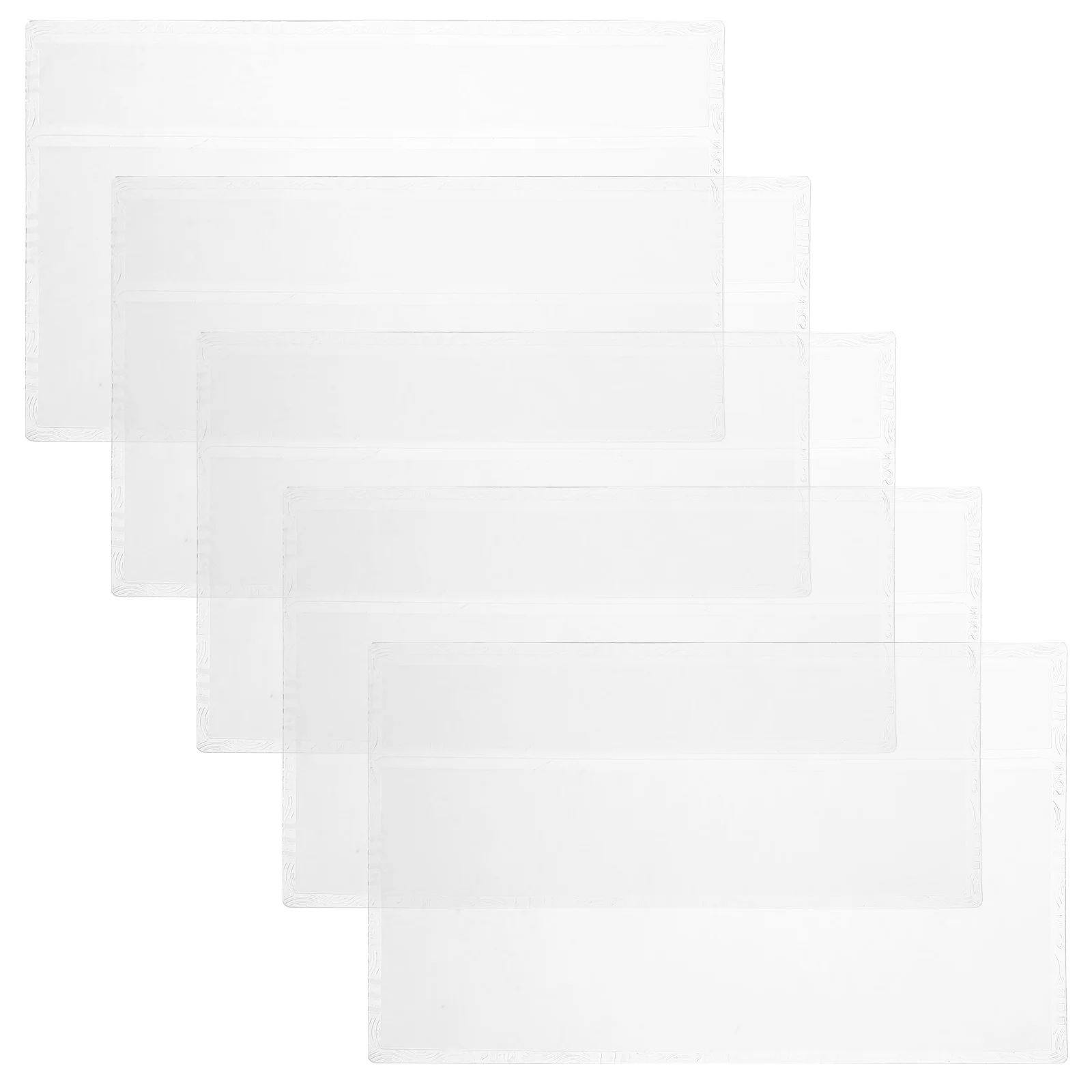 

5Pcs Bill Clear Holders Rigid Plastic Currency Sleeves for Organizing and Preserving Paper Money in Perfect Condition