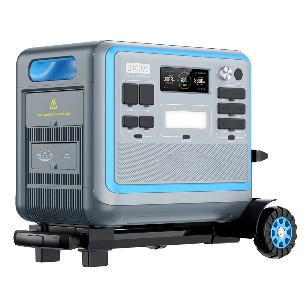 Hyper Flash Charging 2400W 1000W Portable Solar Generator Power Station - Efficient Off-Grid Energy Solution