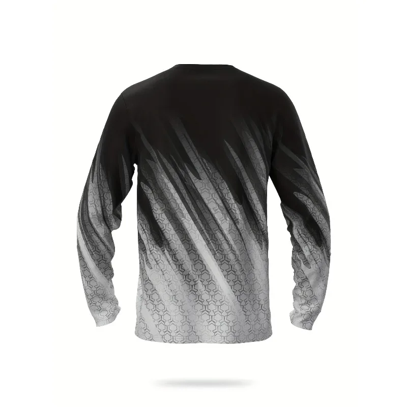 قميص دراجة نارية جبلية، DH Moto 2025 للرجال، سريع الجفاف، مطبوع، كاجوال، فضفاض بأكمام طويلة #2