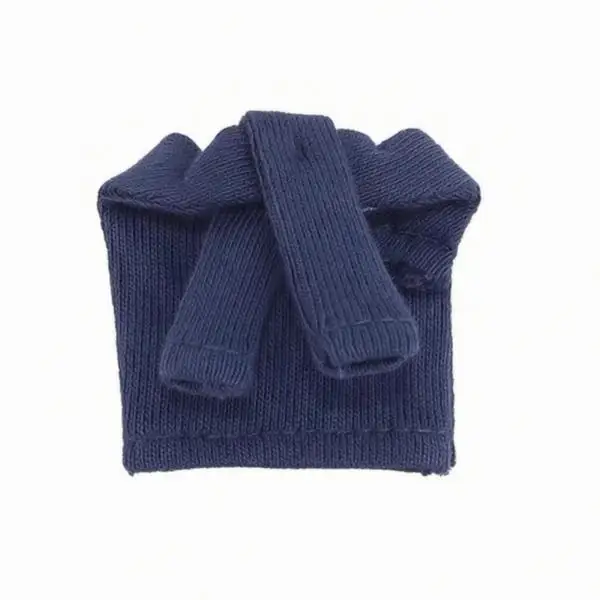 1/12 Scale Doll Shirt for BJD Boy Soft Knit Shawl Wrapped Front Tie Layered Outfit Accessory