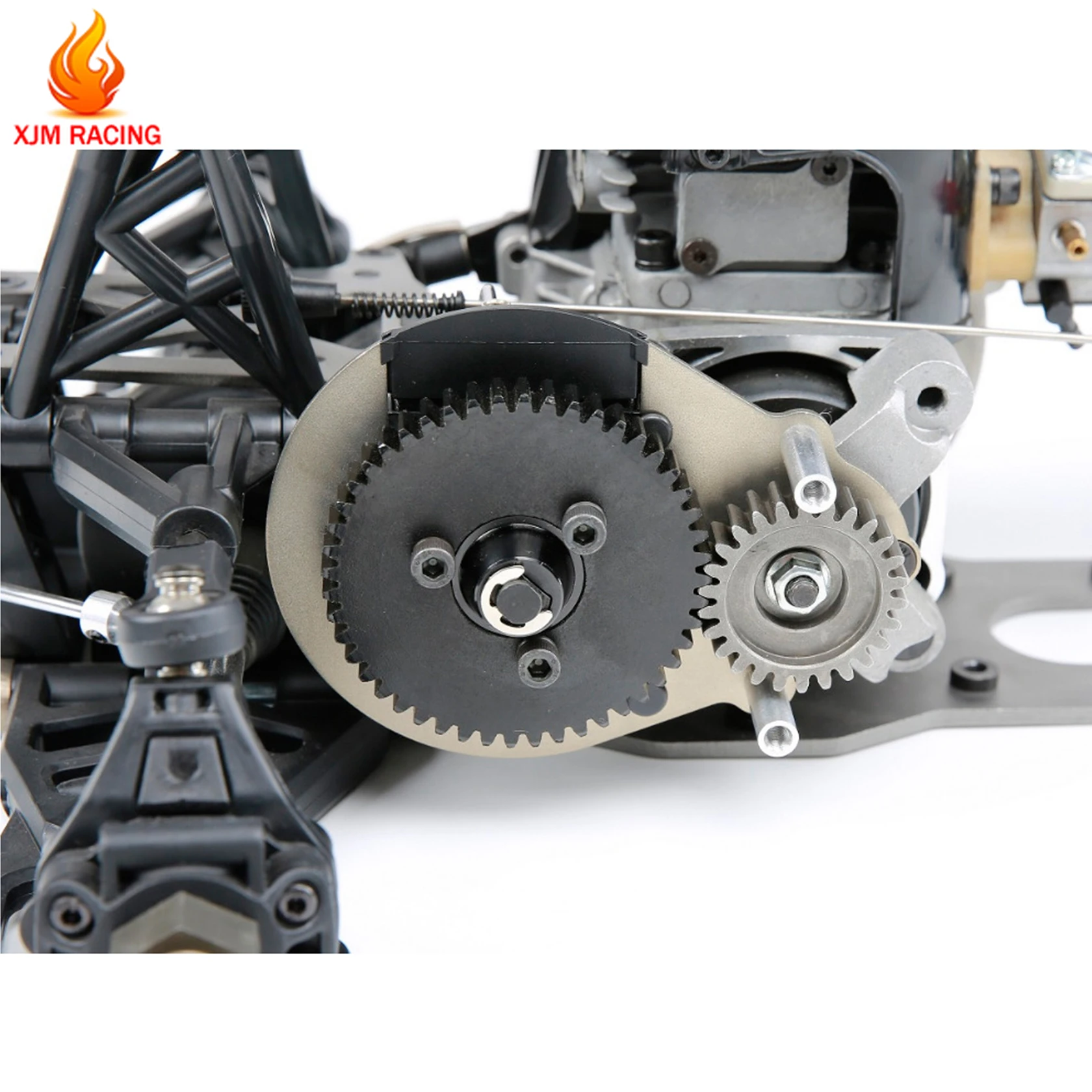 Metal 48T&26T Super High Speed Gear Kit and Plastic Cover for 1/5 Hpi Rofun Rovan Km Baja 5b 5t 5sc Truck Rc Car Car Toys Parts