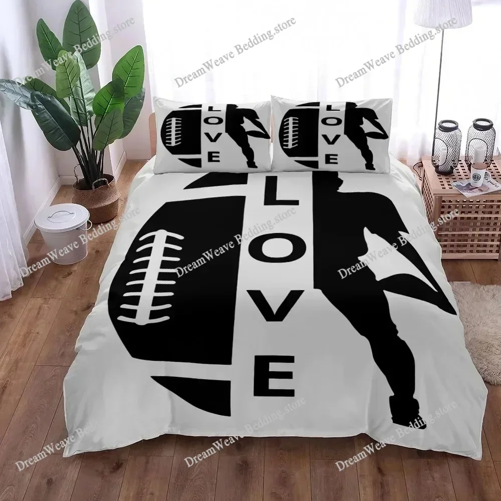 3D Print National Football Poster Duvet Cover Set King Queen Double Full Twin Single Size Bed Fashion Bedding Set Luxury Gift592