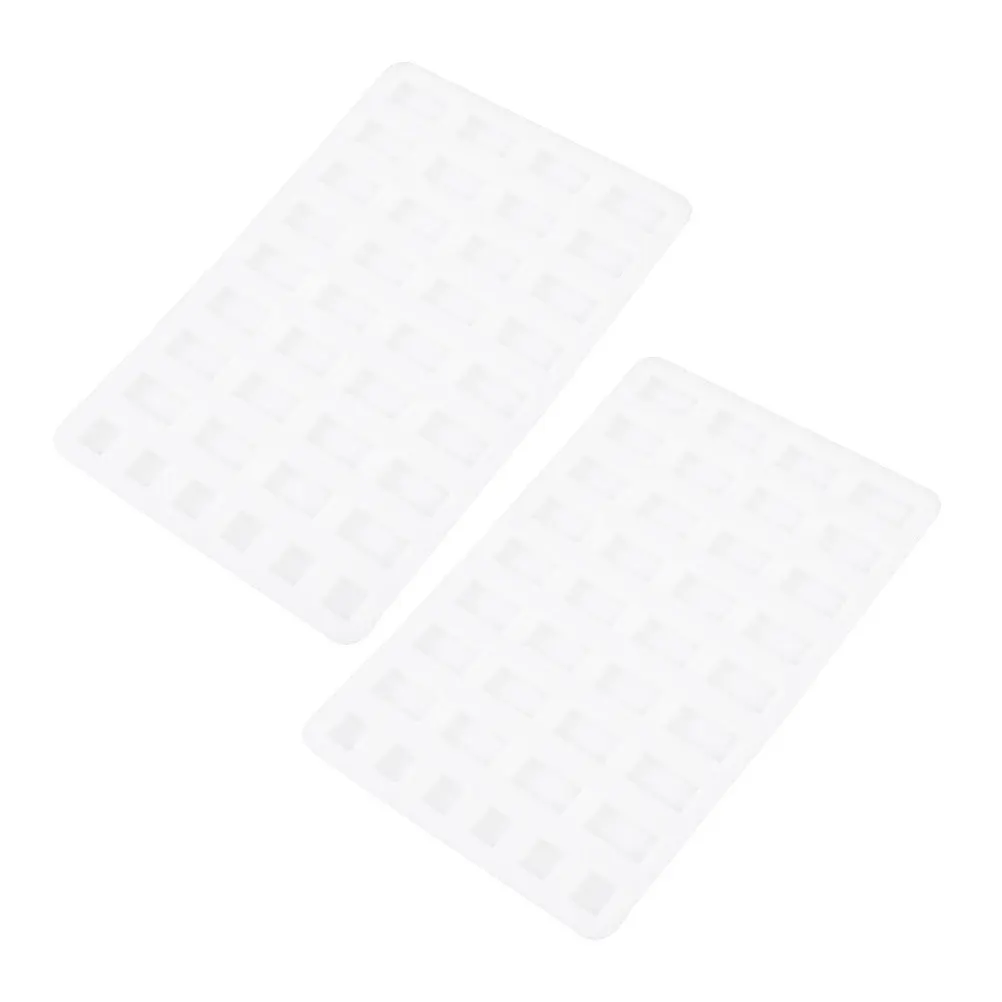 

2Pcs Miniature Brick Mold Silicone DIY Mold Multi Hole Reusable Easy Wash Sand Table Brick Making Tool DIY Sand Table Accessory