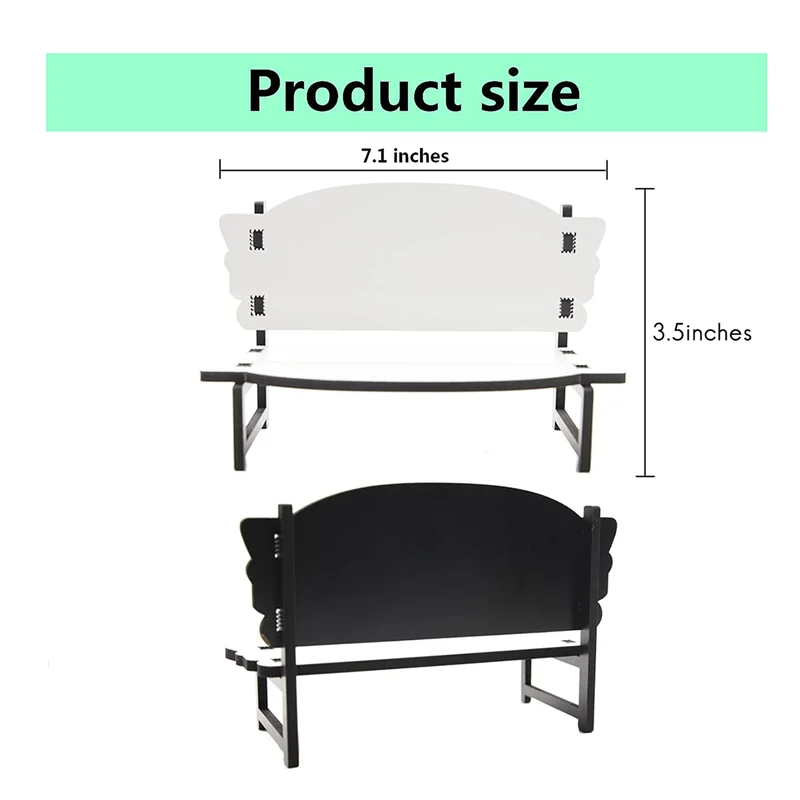 Versatile 5Piece Sublimation Memorial Bench Blanks Ornament Handmade Nautical Beach Picture Frame For Tabletop