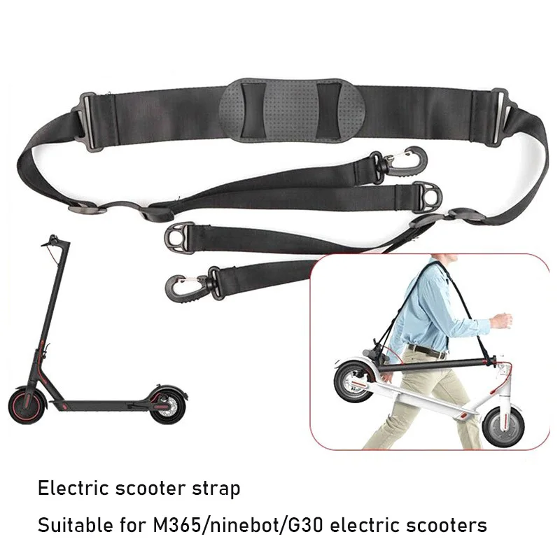 Universal Folding Electric Scooter Shoulder Strap For Xiaomi Mi M365 Pro Pro2 1S ninebot G30 Portable Carrying Tied Accessories