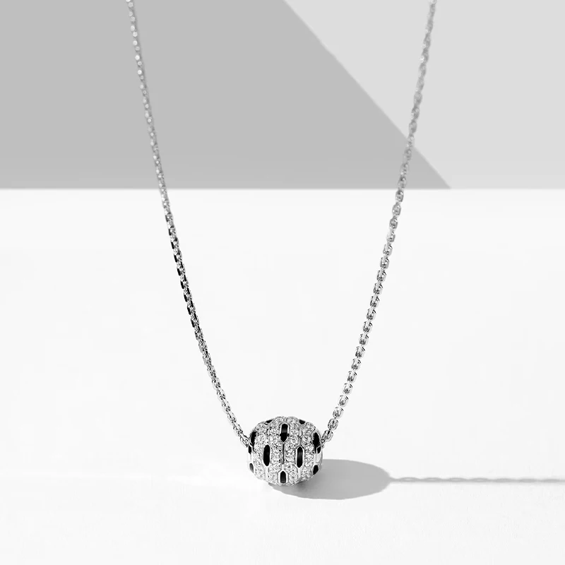 

Europe America 925 Sterling Silver Moissanite Diamond Necklace Woman Top Quality Fine Jewelry Trend