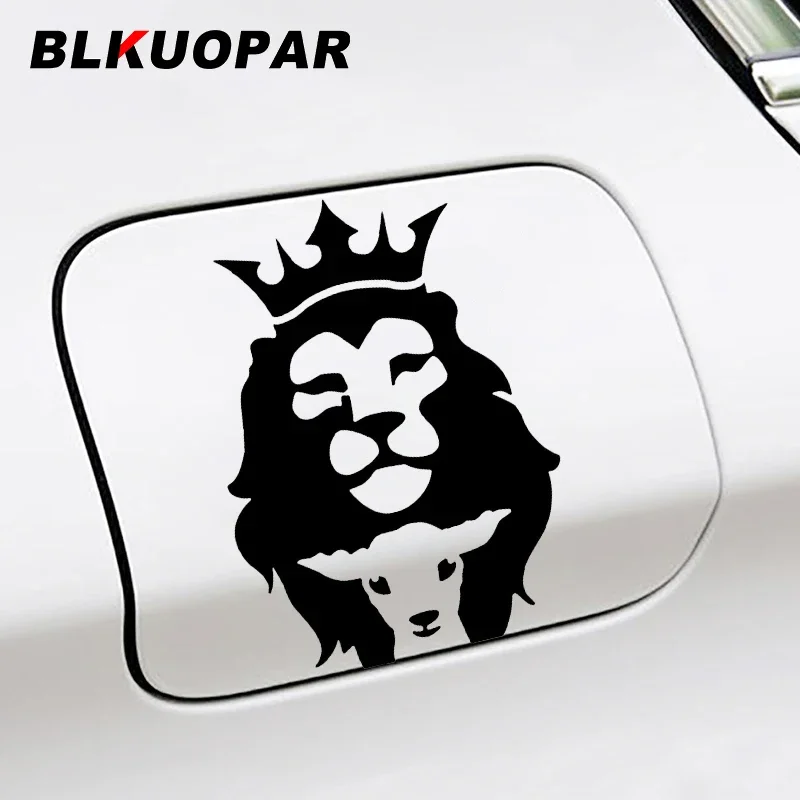

BLKUOPAR Лев Юды и ягненка христианская религия автомобильные наклейки индивидуальные водонепроницаемые наклейки багажник шлем аксессуары для ноутбука