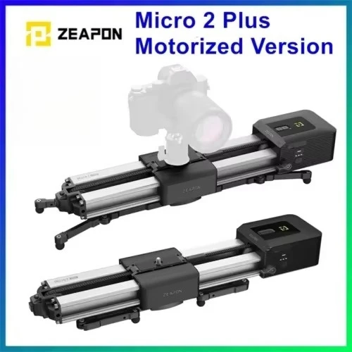 Zeapon Micro 2 Plus Kameraschieber, Reiseabstand 56 cm/22 Zoll, 4,5 kg, Allrichtungsfähigkeit 30 Sekunden, magnetisches Schnellverschluss-Sicheres Schloss