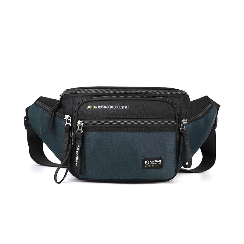 BYMONDY High Quality Men Sling Chest Bag Waterproof Travel Money Phone Shoulder Bags Male Fashion Mixed Colors Waist Fanny Packs