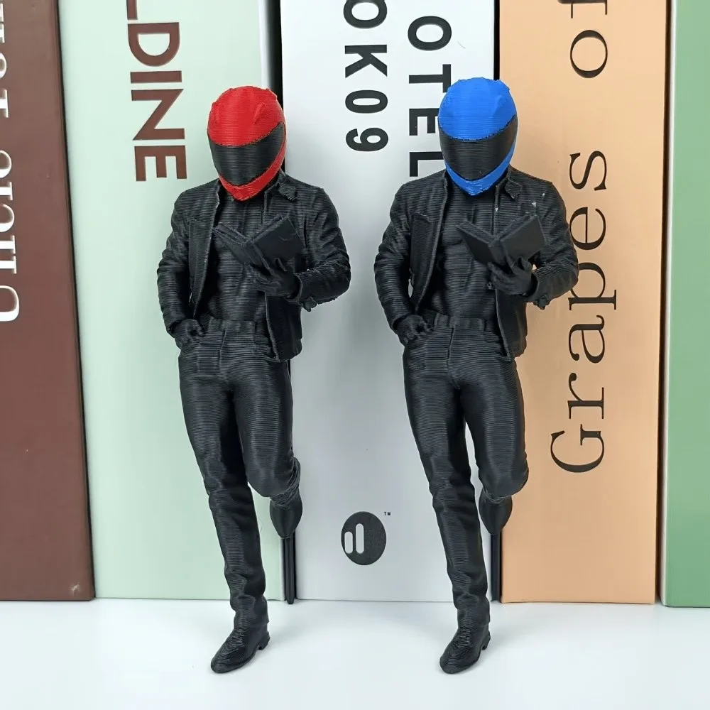 Picture 5: Cool Biker Motorcycle Rider Bookends 3D Printed Decoration Racing Driver Bookmarks Funny Motorcycle Rider Bookmarks