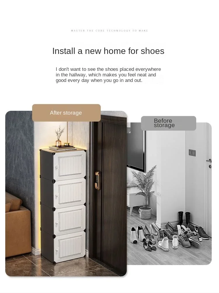 Shoe Rack Modern Cabinets Shoes Storage Organizers Cupboards Hallway Entrance Shelf  Home Furniture Shoerack At Doorstep