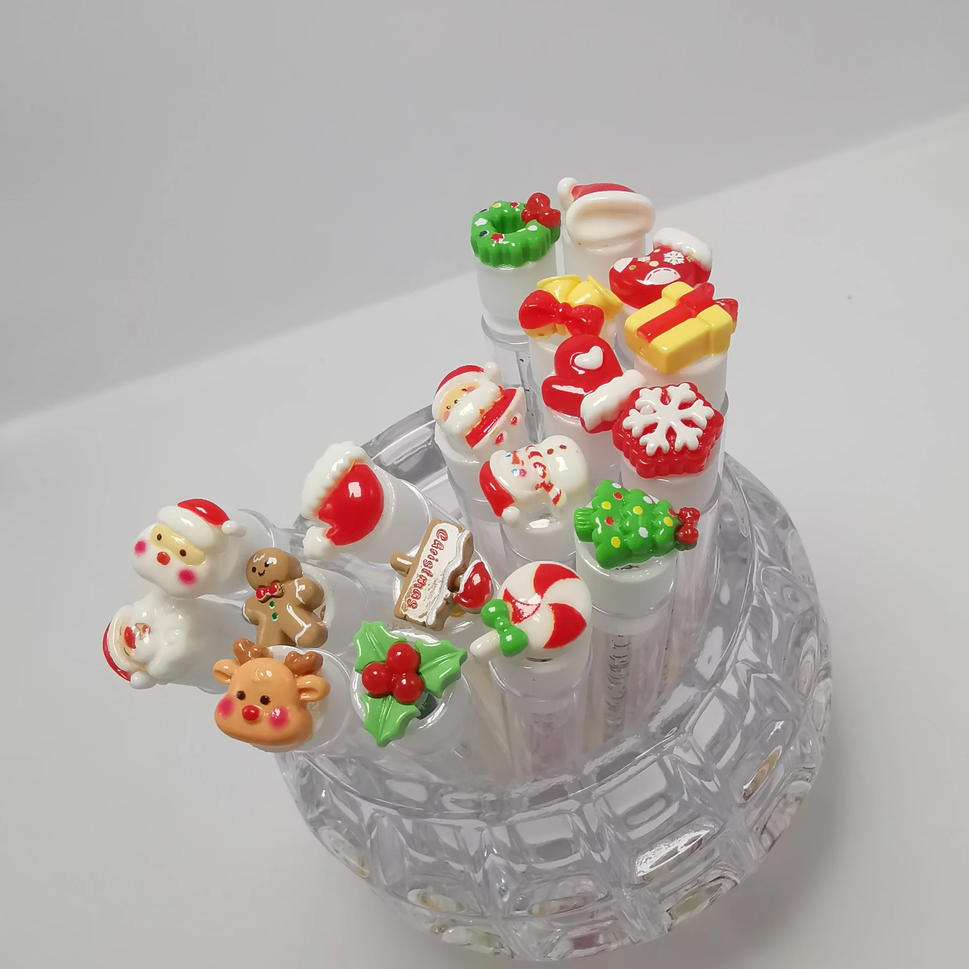 Brosse à cils jetable avec Tubes, 50 pièces, pour noël et Halloween, peigne à Tube Transparent