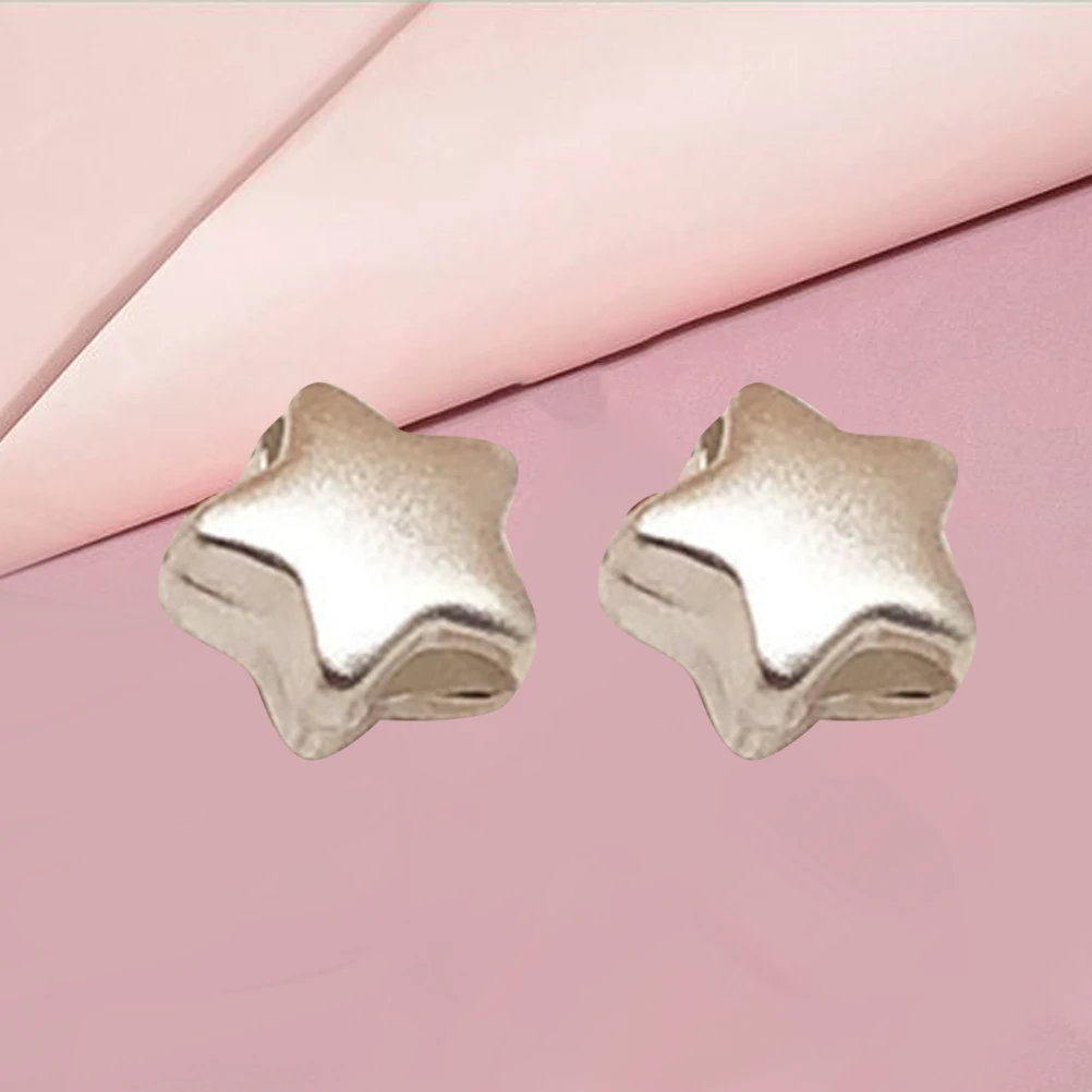 

2Pcs Five Star Pendant Silver DIY Jewelry Accessories H made Charms Necklace Bracelet Diy Jewelry Accessories Project