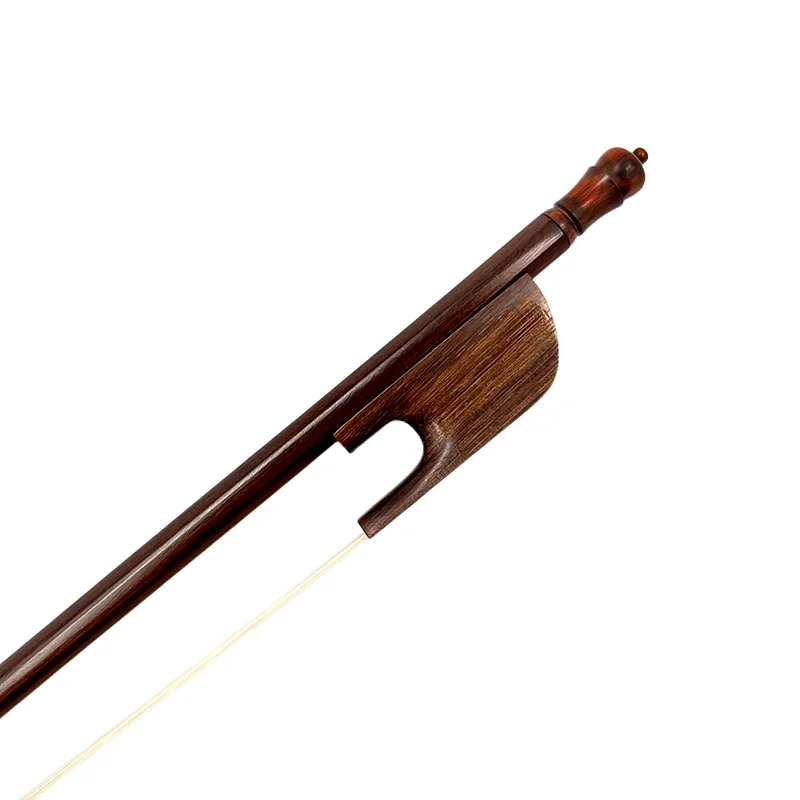 Baroque Style Professional blackwood viola bow, blackwood frog，natural Siberia white horsetail horsehair