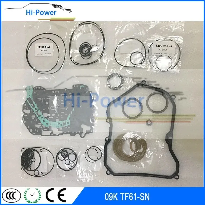 

09K TF61-SN Automatic Transmission Repair Kit Gaskets Sealing Rings For VW Car Accessories Gearbox TF61SN