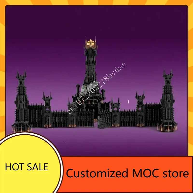 

15988PCS LOTR Gate Barad-dûr MOC Creative Holiday streetview Puzzles CityArchitecture Birthday Toy Christmas Gift for Kids Ages