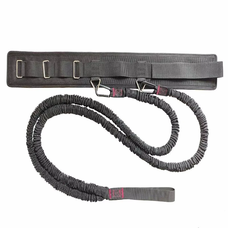 

Resistance bungee belts are used for speed training and agility training
