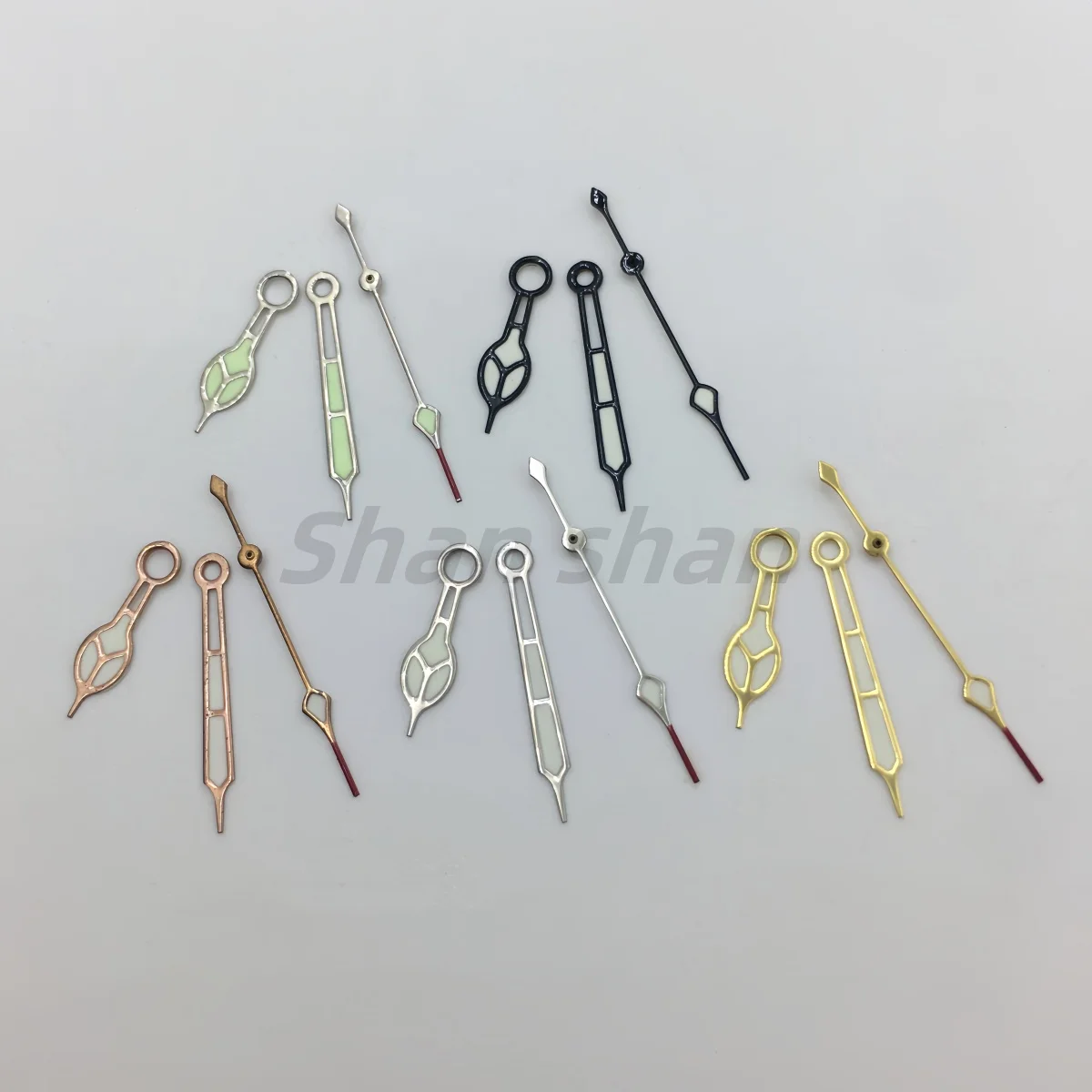 

NH34 NH35 NH36 ETA2824 PT5000 Watch Hands Black Rose Gold Silver Gold Hands Green Luminous