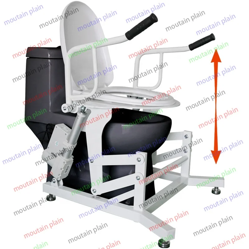 

Elevating Automatic Toilet Seat Lift Electric Commode Chair Powered