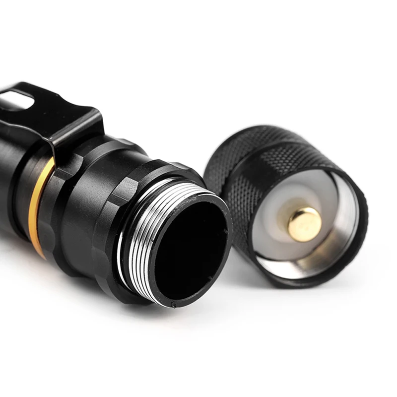 Z5 Ultra Super Light T6 LED Flashlight outdoor Camping Flashlight Waterproof Zoom Rechargeable Bicycle Light by 18650 Battery