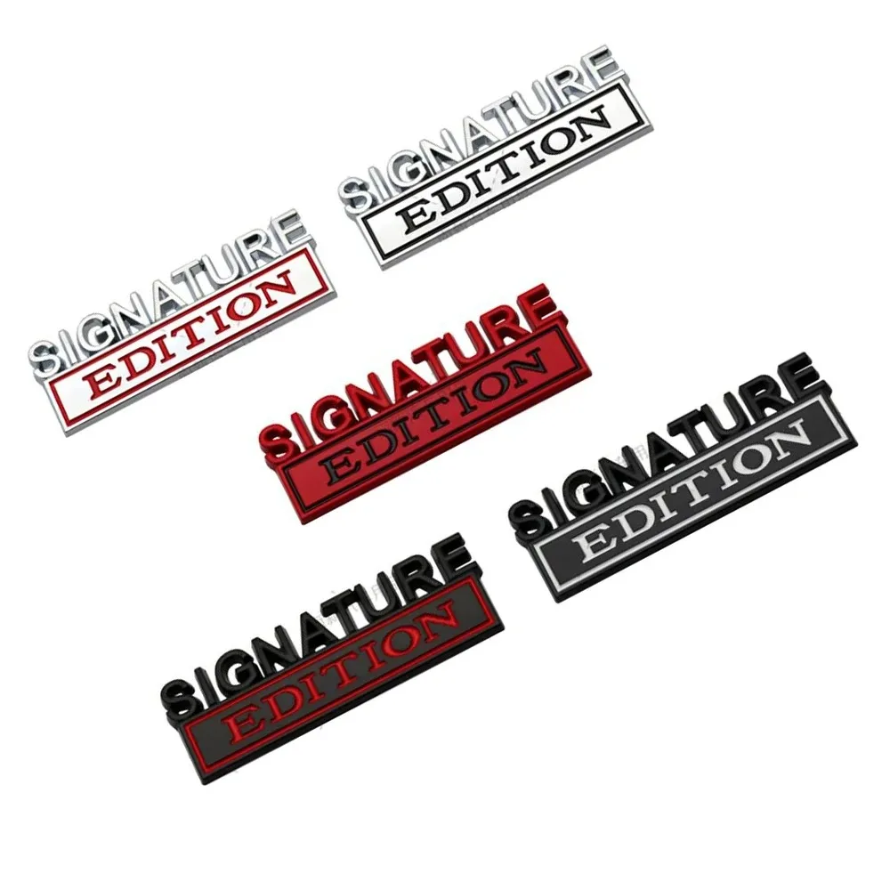 

Цельная металлическая эмблема F150 Signature Edition, боковое крыло автомобиля, багажник, задний значок, наклейка, грузовик, Chevrolet, внедорожник