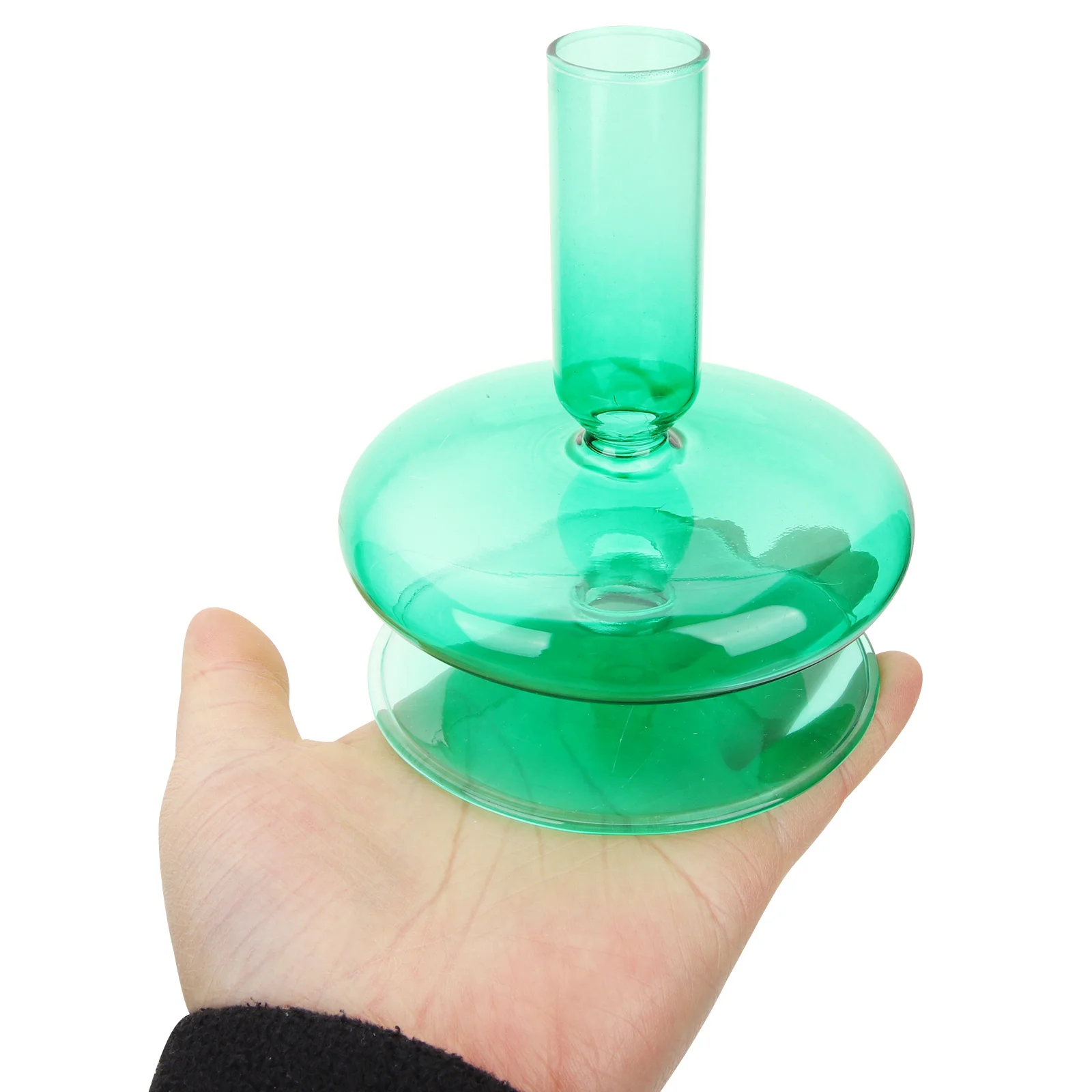 

Candles Holders Decor St Patricks Day Table Home Centerpiece Ornaments for St. Glass Taper