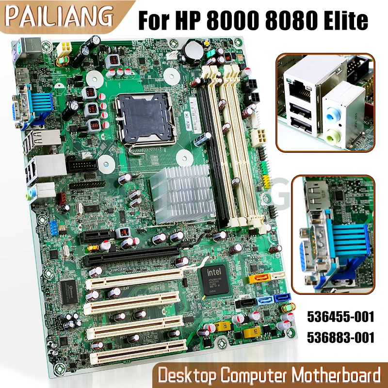 For HP 8000 8080 Elite Desktop Host Board 910101-601 910101-001 Computer Motherboard Full Tested