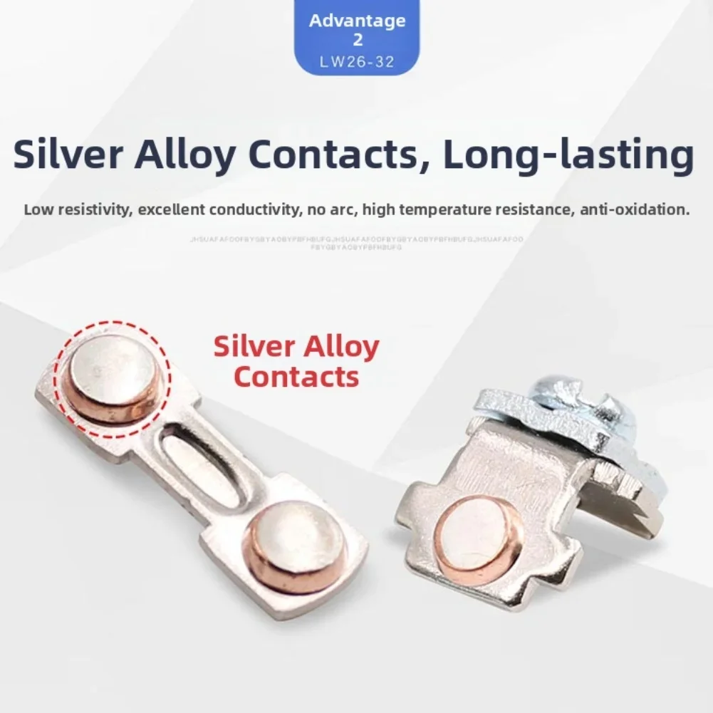Cam Switch Changeover Switch Flame-retardant Material Silver Alloy Contacts For LW26-25 Flame Retardant Switch For Safety