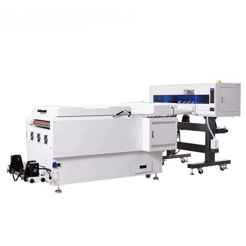 For DTF-60-2PC Dual Head ESPON Garment Printer With Powered Shaker For Home Use/New Core Engine Components