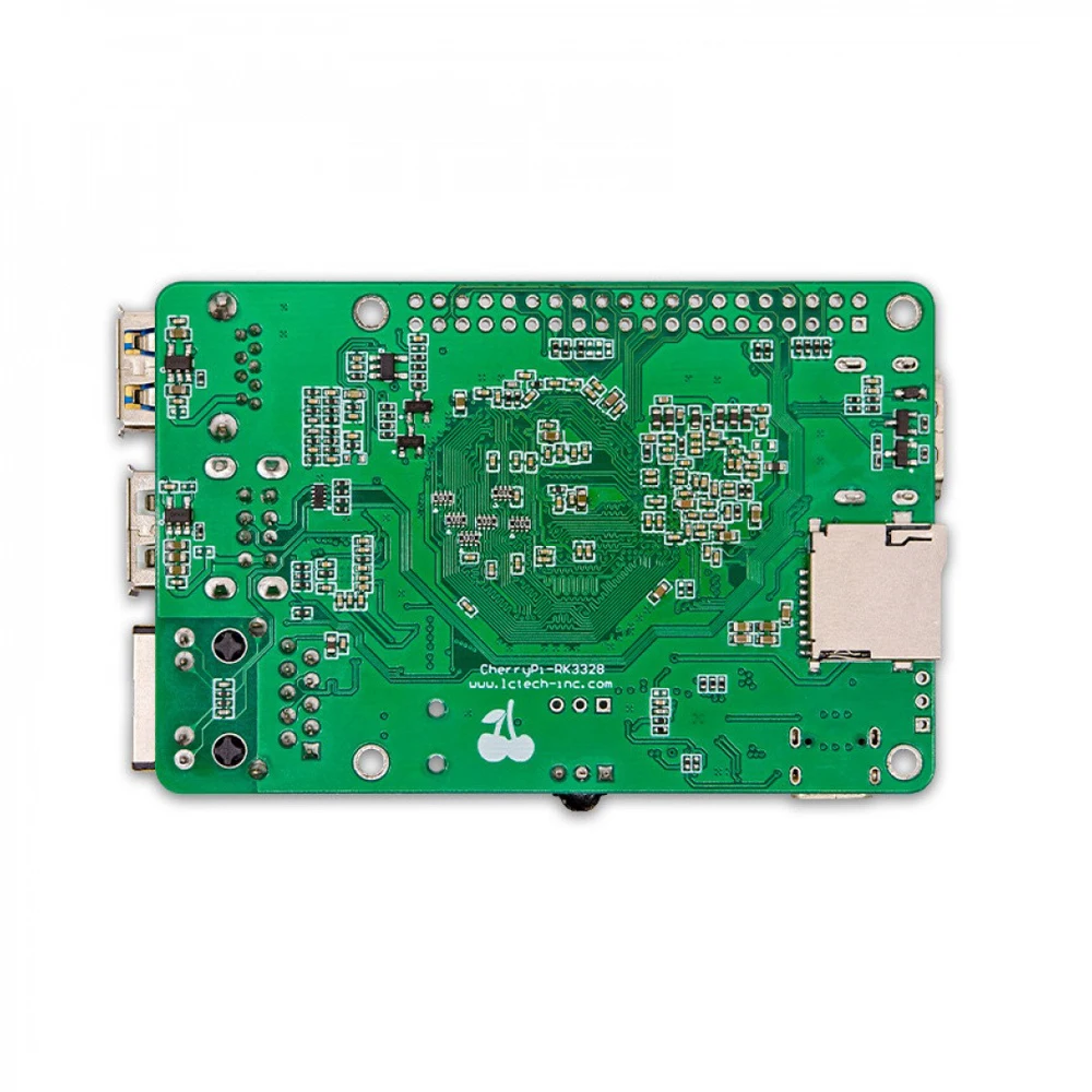 LCPI Mini Computer RK3328 Quad Core 64-bit ARM-based Development Board On Board Infrared Receiver Head with LED Indicator
