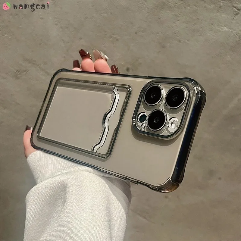 For Realme 10 9 9i 4G Pro Plus 6i 5 5s 5i Phone Case Wallet Put Cards Card Package Transparent Soft Cover