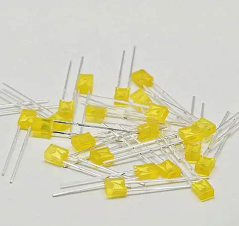 100PCS 2x5x7/2x3x4  Square LED DIP White Red Yellow Green Blue High Bright Quality Bead 2*3*4/2*5*7 Light Emitting Diode