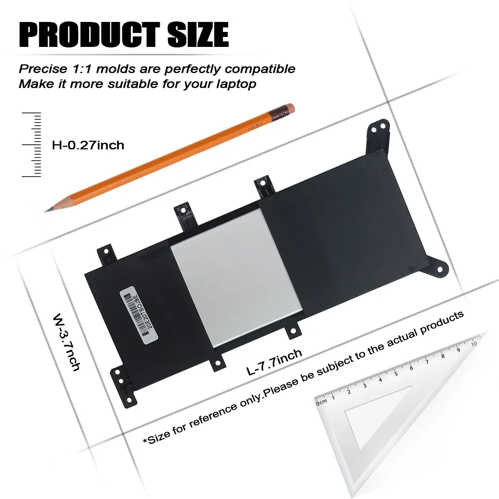 SKOWER C21N1347 Laptop Battery For ASUS A555L X554L X555L F555A F555U W519L K555L R556L R557L F555L Y583L VM510L VM590L view 4