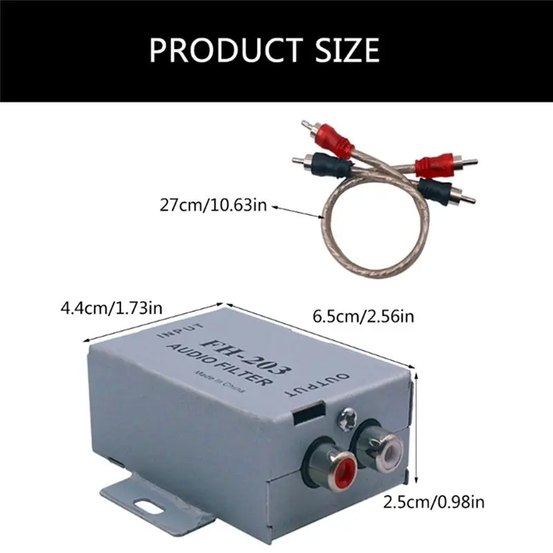 Customer Favorite Ground Noise Isolator, Amplifier Noise Filter For Car Stereo & Home Stereo,Car Stereo Noise Suppressor Reducer