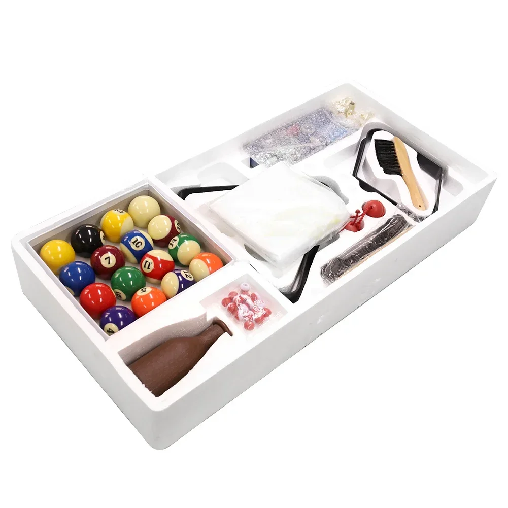 

Pool Table - Premium Billiard 32 Pieces Accessory Kit - Pool Cue Sticks Bridge Ball Sets